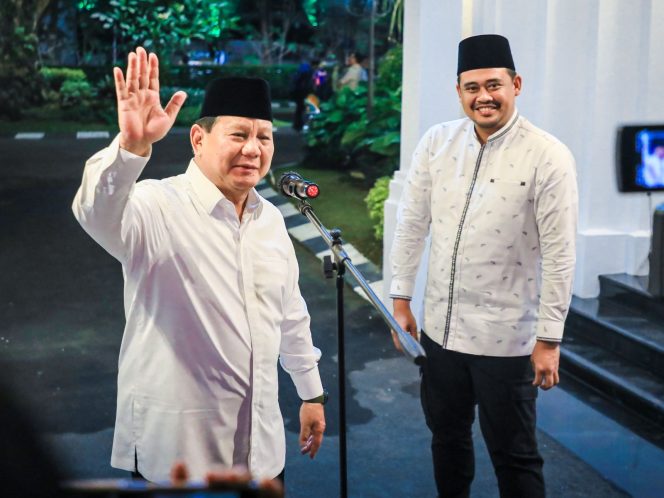 
					Dinilai Cukup Baik dalam Memimpin Kota Medan, Menhan Prabowo Subianto Sebut Darah Leadership Ada Pada Bobby Nasution