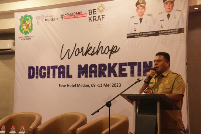 
					Workshop Digital Marketing Upaya Pemko Medan Kembangkan dan Tingkatkan Ekonomi Kreatif