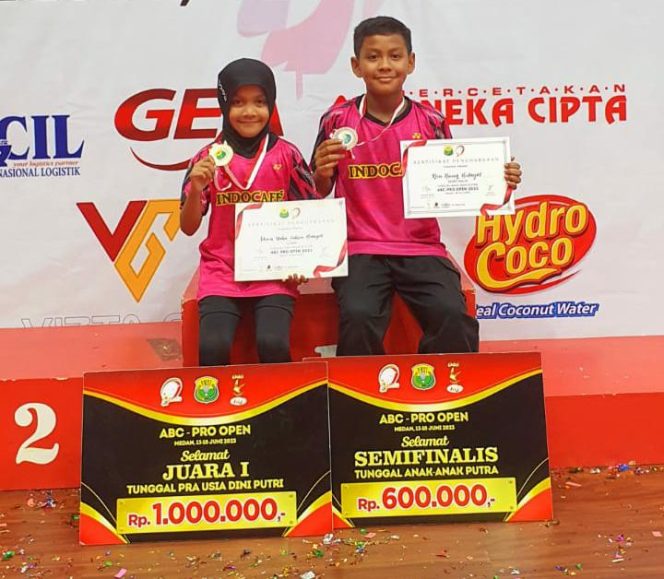 
					Menang Tiga Set, Adeeva Juara Badminton ABC Open 2023 Pra Usia Dini Putri