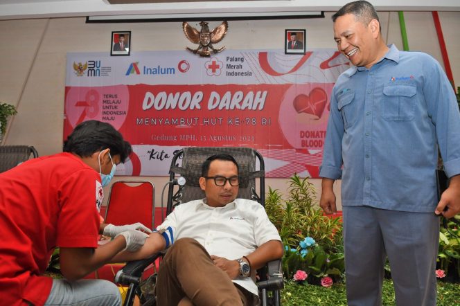 
					Rayakan Hari Kemerdekaan RI Ke-78, INALUM Gelar Donor Darah