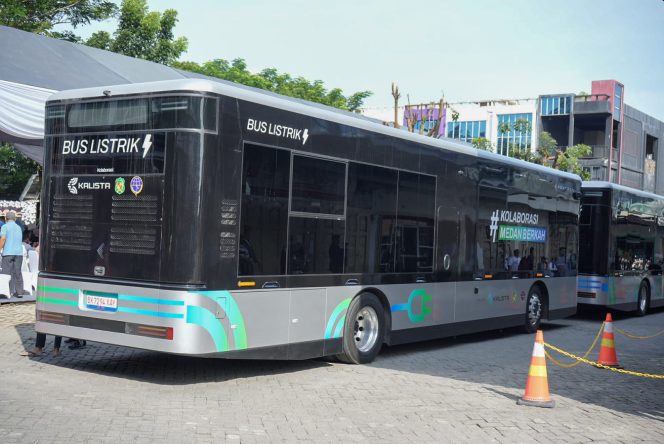 
					Bus Listrik Gratis Kota Medan Diminati Masyarakat, Sepekan Beroperasi 5.917 Penumpang Berangkat dari Halte J-City