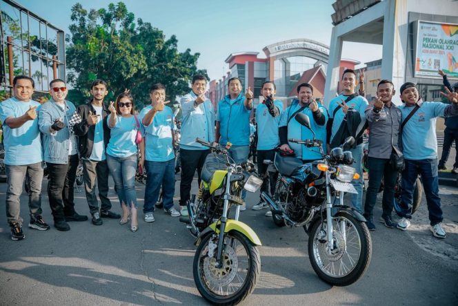 
					Bobby Nasution Sunmori dengan 220 Bikers, Komunitas Otomotif Sumut Solid Dukung Prabowo-Gibran