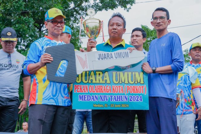 
					Medan Deli Juara Umum, Insya Allah Cita-Cita Bobby Nasution Jadikan Medan Kota Atlet Terwujud