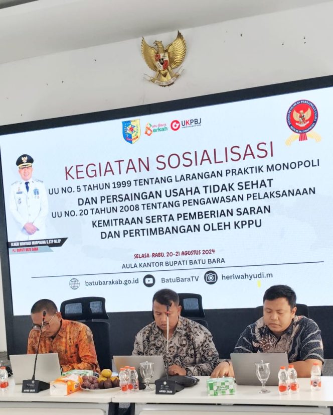 
					KPPU Ingatkan Pelaku Usaha Ciptakan Iklim Persaingan Usaha yang Sehat di Kab. Batu Bara