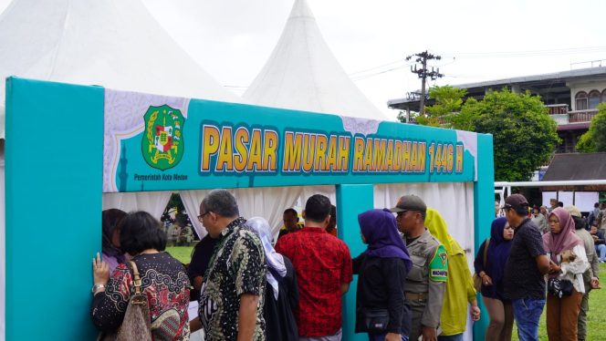 
					Sambut Ramadhan dan Idul Fitri 1446 H, Pemko Medan Gelar Pasar Murah di 151 Titik