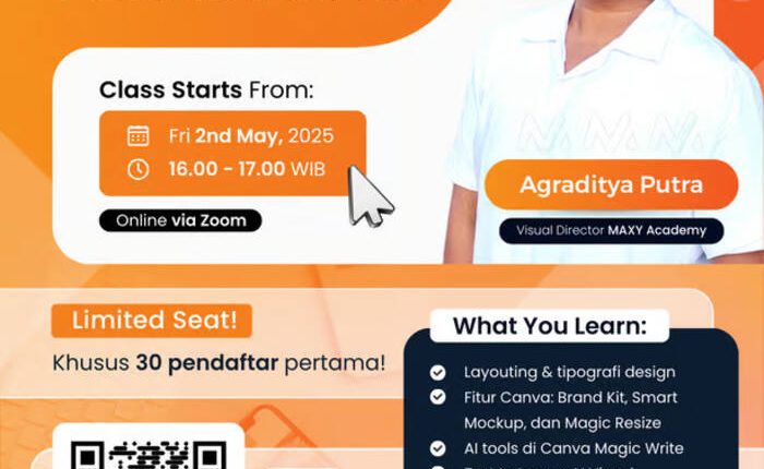 Kelas Desain Canva Berbasis AI oleh MAXY Academy (Sumber: MAXY Academy)